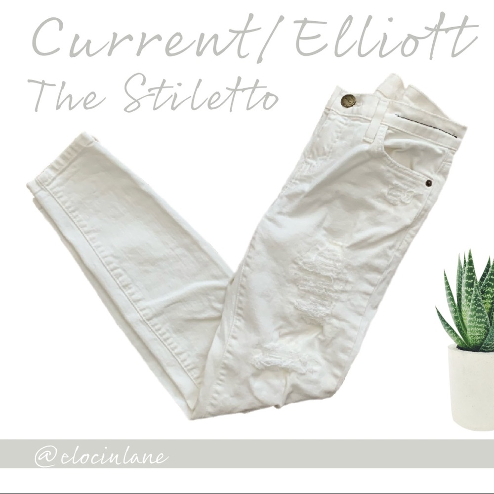 Current Elliott / The Stiletto Jeans / Size 26